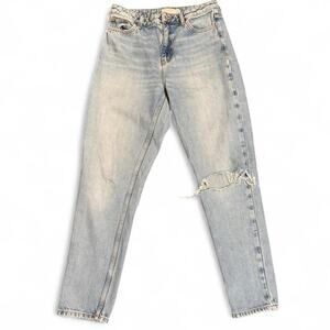 Topshop denim mom jeans